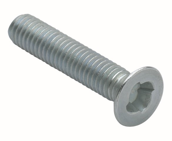 SECURITY MTS SCREW CSK ZINC M4 X 20MM ONE WAY POZI (PZ2)